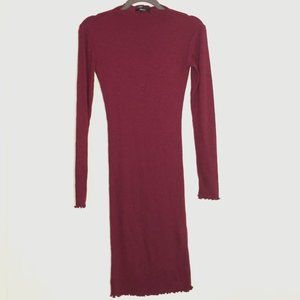S | Forever 21 | Burgundy Sweater Dress